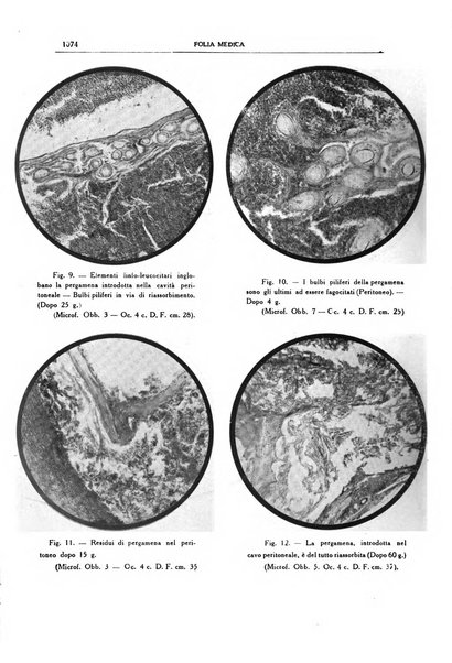 Folia medica periodico trimensile di patologia e clinica medica