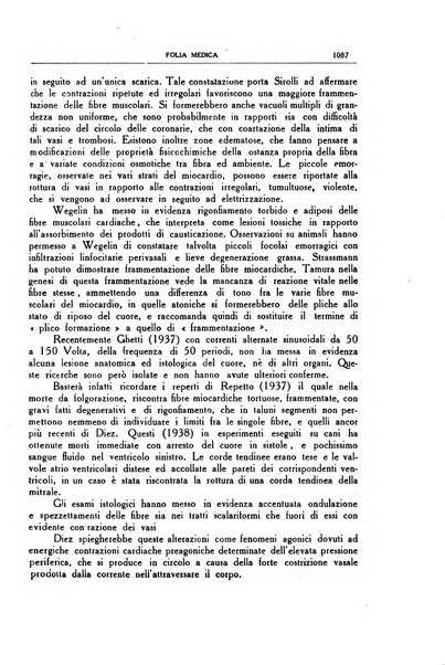 Folia medica periodico trimensile di patologia e clinica medica