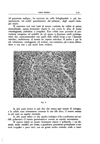 Folia medica periodico trimensile di patologia e clinica medica