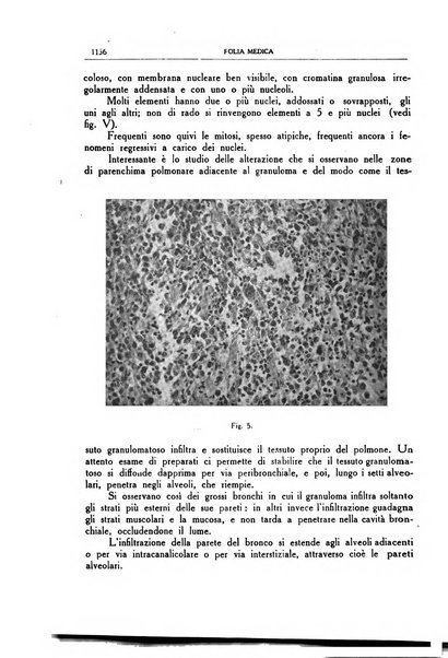 Folia medica periodico trimensile di patologia e clinica medica