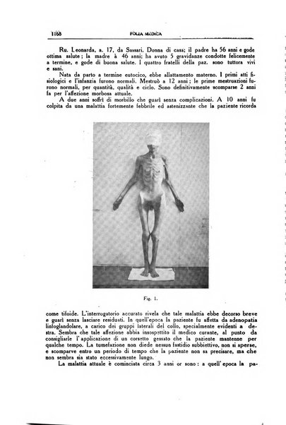 Folia medica periodico trimensile di patologia e clinica medica