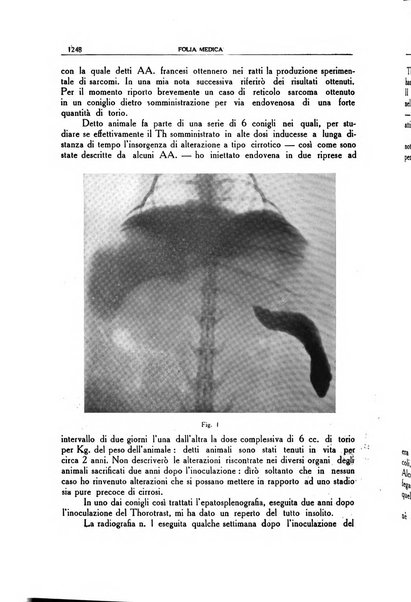 Folia medica periodico trimensile di patologia e clinica medica