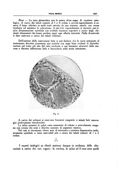 Folia medica periodico trimensile di patologia e clinica medica