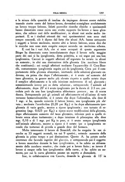 Folia medica periodico trimensile di patologia e clinica medica