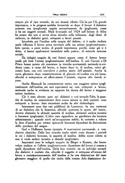 Folia medica periodico trimensile di patologia e clinica medica