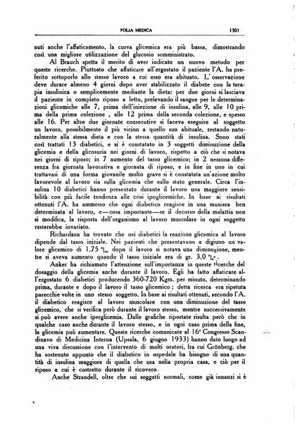 Folia medica periodico trimensile di patologia e clinica medica