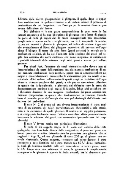 Folia medica periodico trimensile di patologia e clinica medica