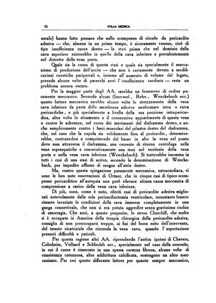 Folia medica periodico trimensile di patologia e clinica medica