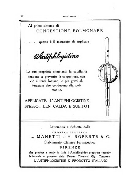 Folia medica periodico trimensile di patologia e clinica medica