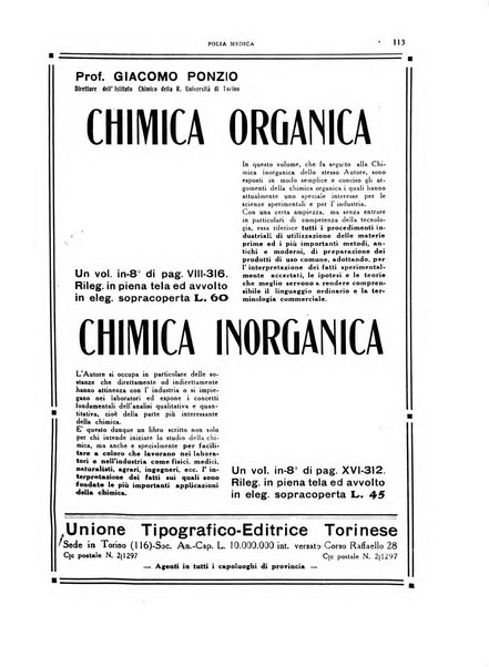 Folia medica periodico trimensile di patologia e clinica medica