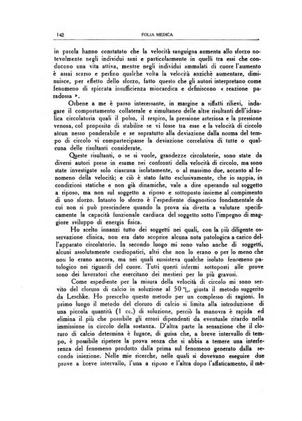 Folia medica periodico trimensile di patologia e clinica medica