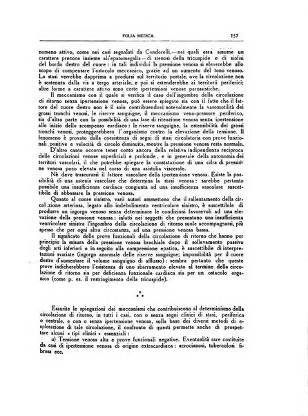 Folia medica periodico trimensile di patologia e clinica medica