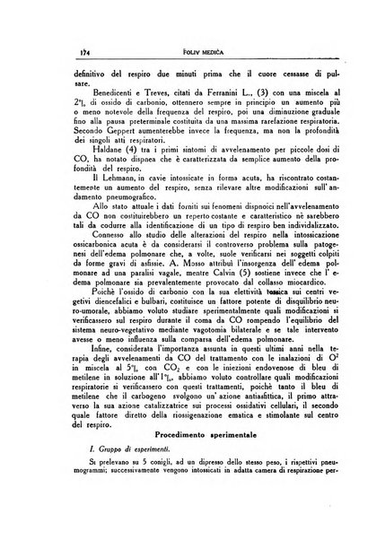 Folia medica periodico trimensile di patologia e clinica medica