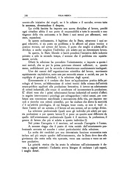 Folia medica periodico trimensile di patologia e clinica medica