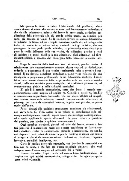 Folia medica periodico trimensile di patologia e clinica medica