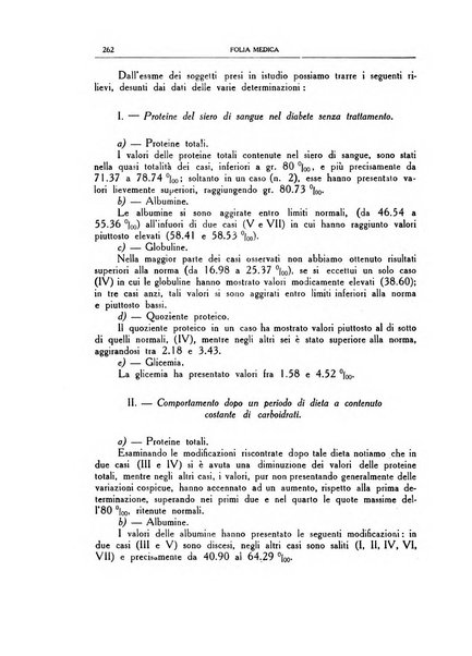 Folia medica periodico trimensile di patologia e clinica medica