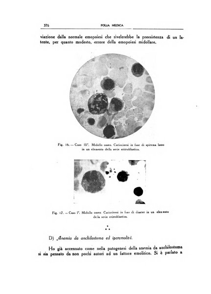 Folia medica periodico trimensile di patologia e clinica medica