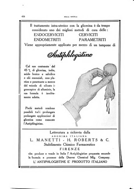 Folia medica periodico trimensile di patologia e clinica medica