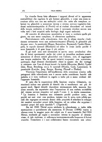 Folia medica periodico trimensile di patologia e clinica medica