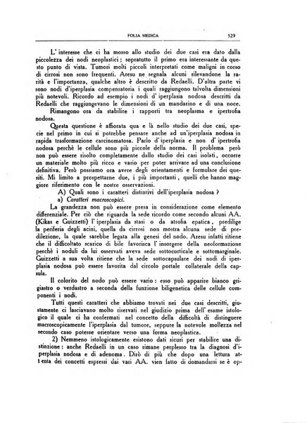 Folia medica periodico trimensile di patologia e clinica medica