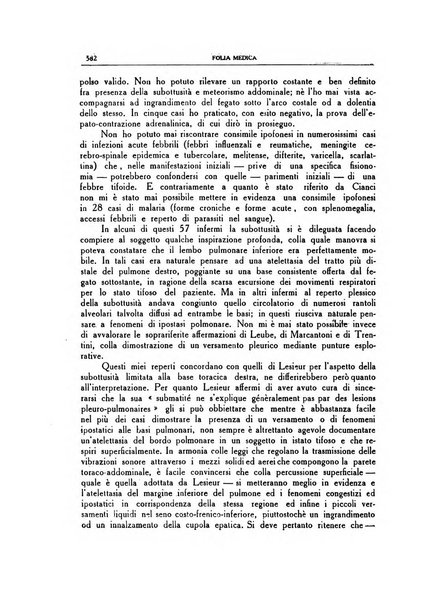 Folia medica periodico trimensile di patologia e clinica medica