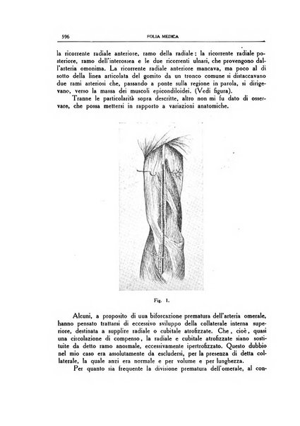 Folia medica periodico trimensile di patologia e clinica medica