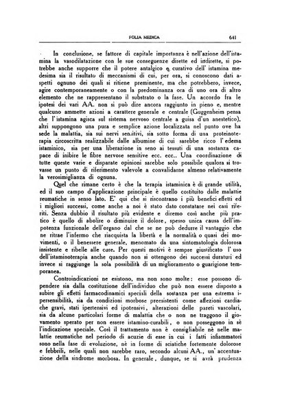 Folia medica periodico trimensile di patologia e clinica medica