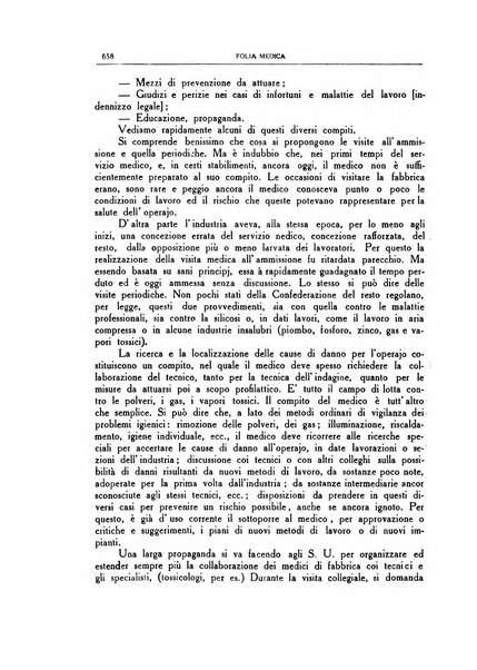 Folia medica periodico trimensile di patologia e clinica medica