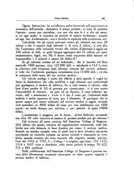 Folia medica periodico trimensile di patologia e clinica medica