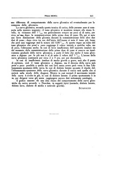 Folia medica periodico trimensile di patologia e clinica medica