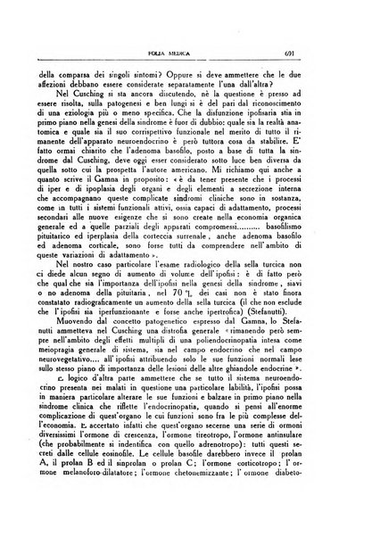 Folia medica periodico trimensile di patologia e clinica medica