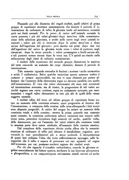 Folia medica periodico trimensile di patologia e clinica medica