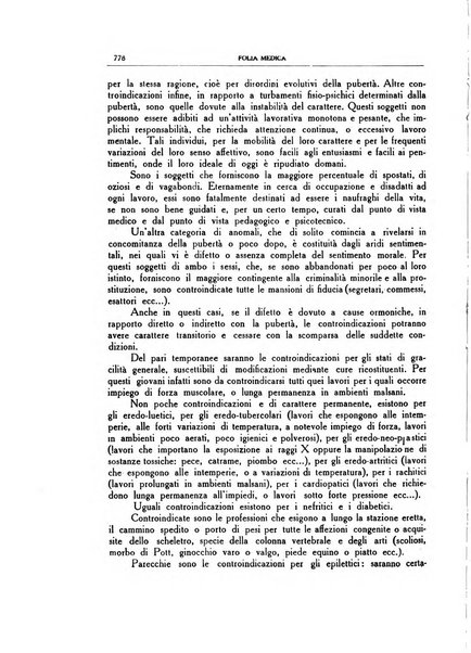 Folia medica periodico trimensile di patologia e clinica medica