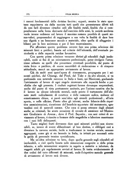 Folia medica periodico trimensile di patologia e clinica medica