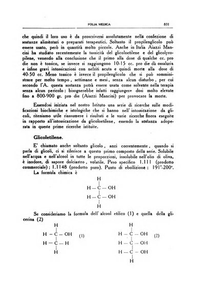 Folia medica periodico trimensile di patologia e clinica medica