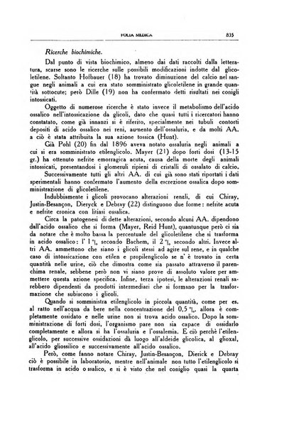 Folia medica periodico trimensile di patologia e clinica medica