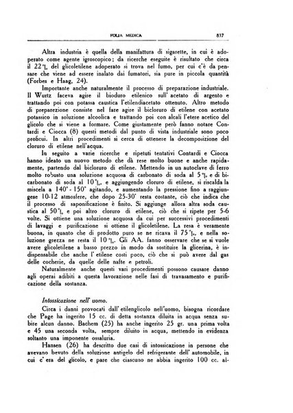 Folia medica periodico trimensile di patologia e clinica medica