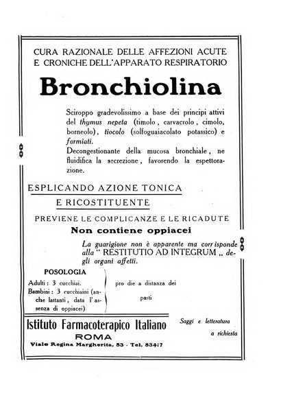 Folia medica periodico trimensile di patologia e clinica medica