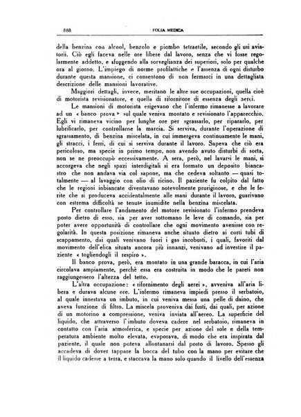 Folia medica periodico trimensile di patologia e clinica medica