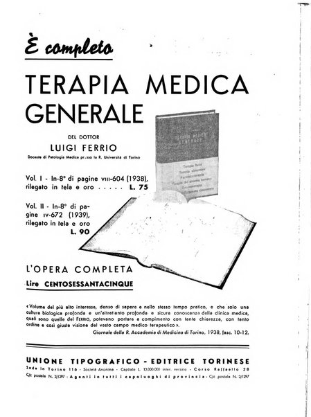 Folia medica periodico trimensile di patologia e clinica medica