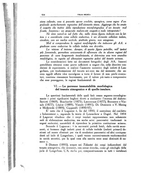 Folia medica periodico trimensile di patologia e clinica medica