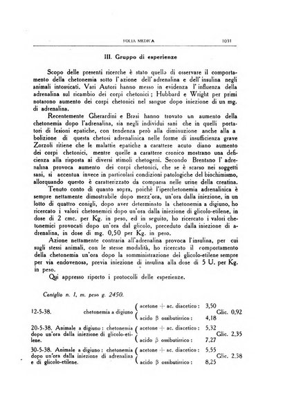 Folia medica periodico trimensile di patologia e clinica medica