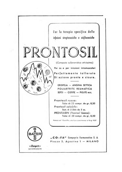 Folia medica periodico trimensile di patologia e clinica medica