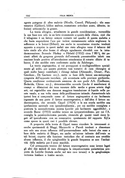 Folia medica periodico trimensile di patologia e clinica medica