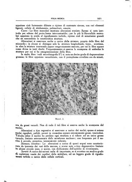 Folia medica periodico trimensile di patologia e clinica medica