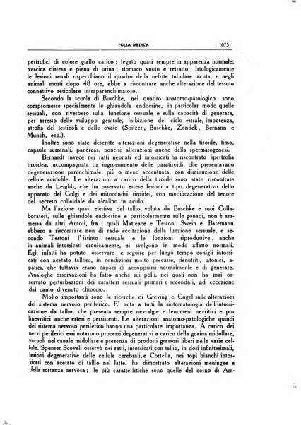 Folia medica periodico trimensile di patologia e clinica medica