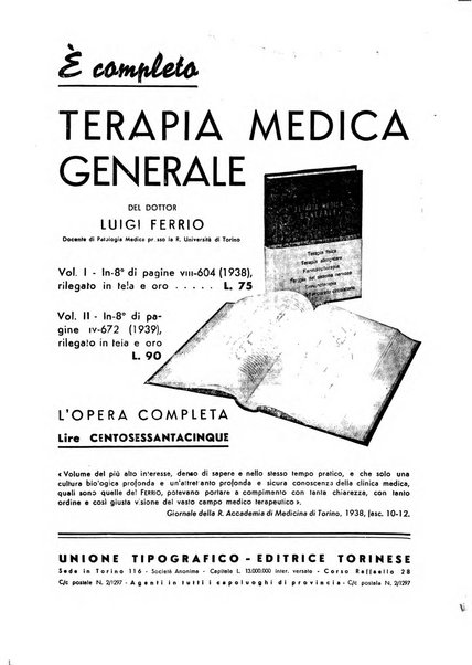 Folia medica periodico trimensile di patologia e clinica medica