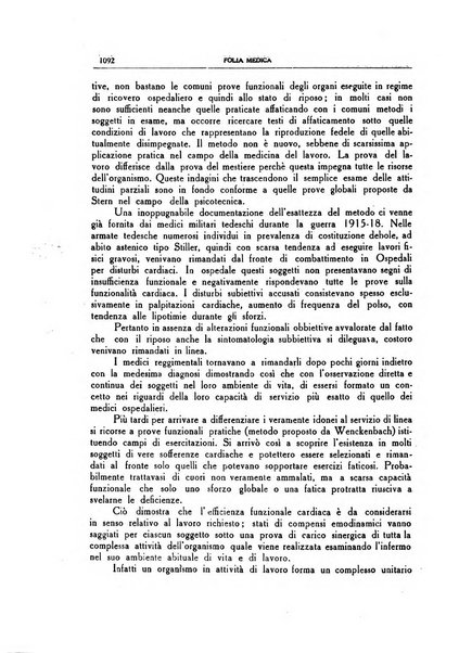 Folia medica periodico trimensile di patologia e clinica medica