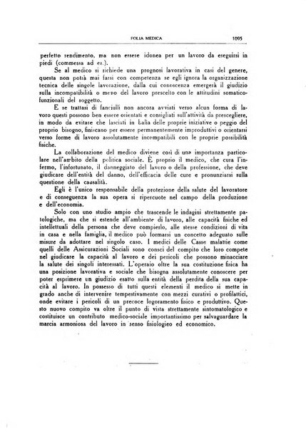 Folia medica periodico trimensile di patologia e clinica medica