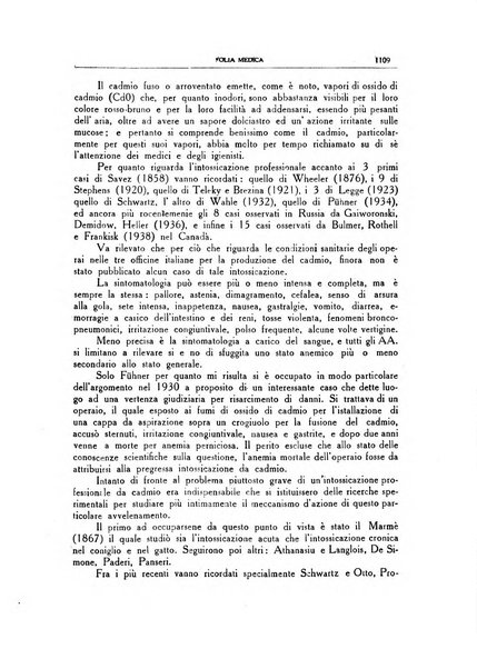 Folia medica periodico trimensile di patologia e clinica medica